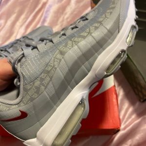 air max 95 ultra wolf grey red crush